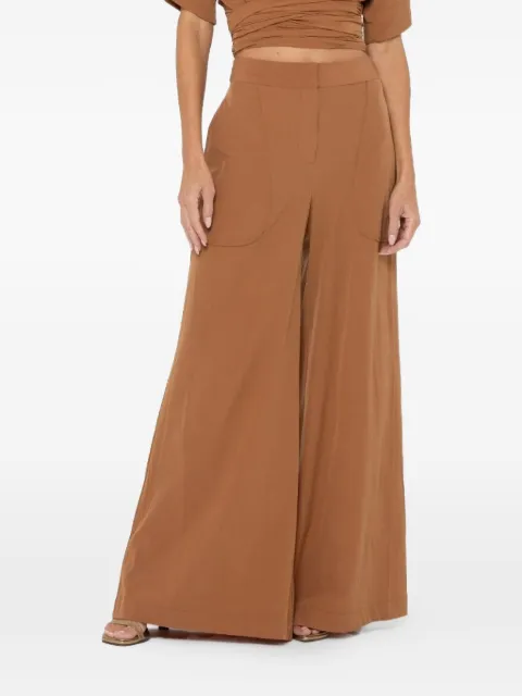 JBQ Oslo wide-leg palazzo pants Brown P024102