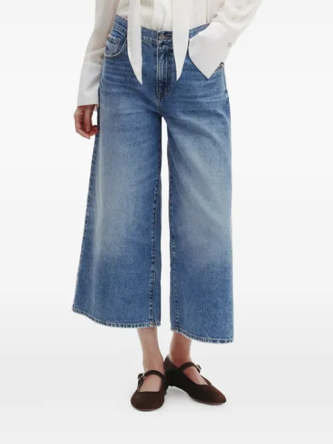TWP Tiny Dancer faded-wash wide-leg jeans Blue C020134W389