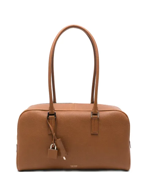 TOM FORD grain-leather shoulder bag Brown L1917LCL604P
