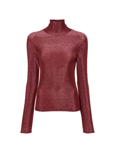 Forte Forte lurex T-shirt Red 14422MYTSHIRT
