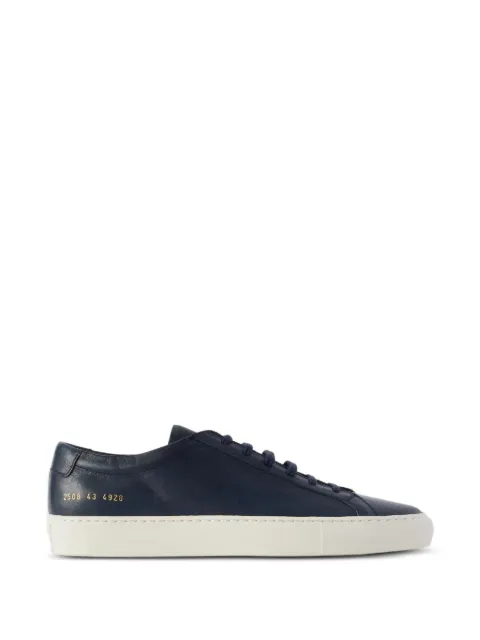 Common Projects serial-stamp leather sneakers Blue 2508