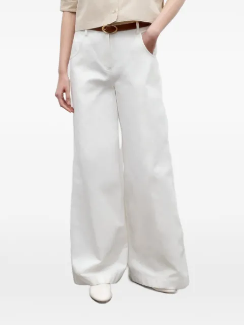TWP wide-leg trousers White A526922W613