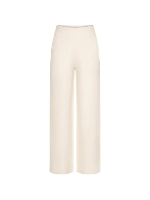 Posse Noelle high-waisted wide-leg trousers Neutrals PS1661