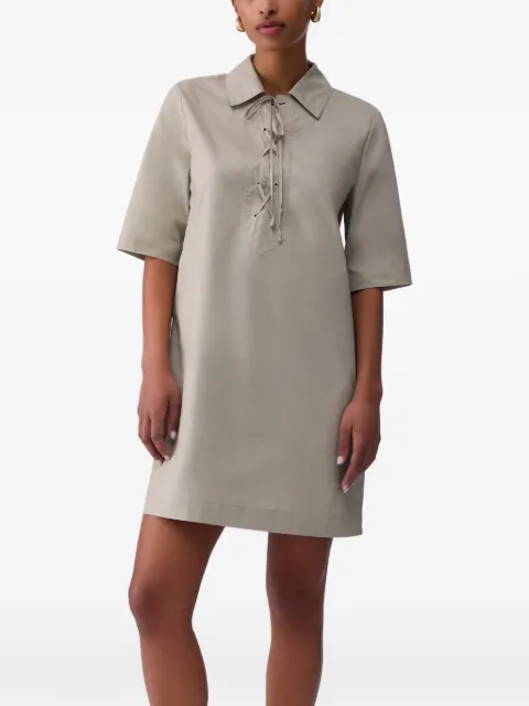 LIU JO short poplin dress Neutrals WA6499T4853