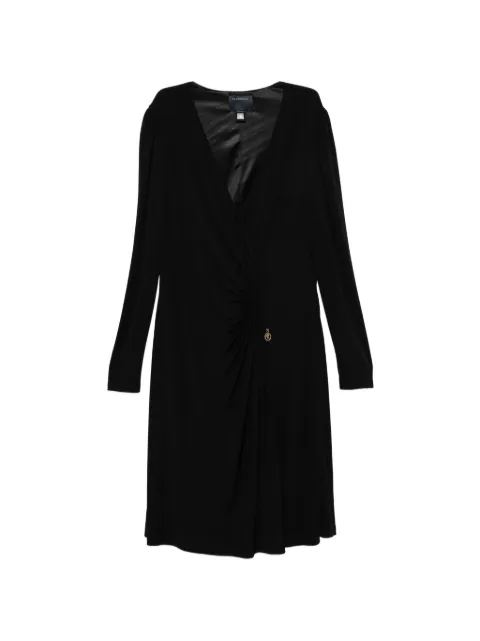 Roberto Cavalli Vintage 2000s V-neck dress Black RC350AYN