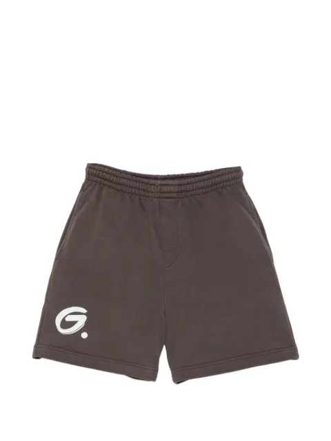 GEORGE. logo-print shorts Brown SWAYG1SHHVY021