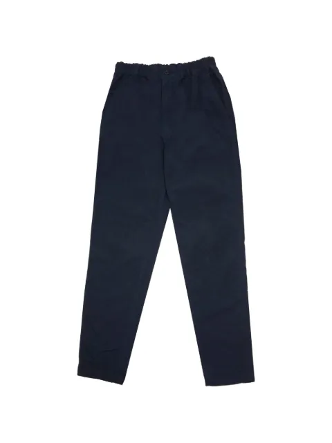 Sage De Cret elasticated-waist tapered trousers Blue 31508431