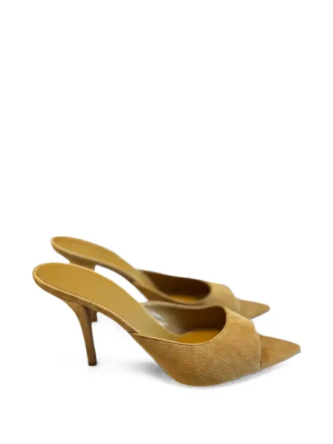 GIABORGHINI pointed-toe suede pumps Neutrals PE04LSUE3100