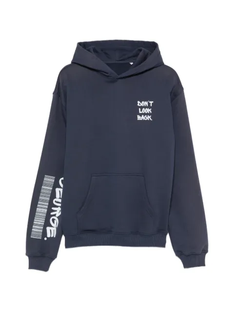 GEORGE. graphic-print hoodie Blue ELEMENTG1HDHVY013
