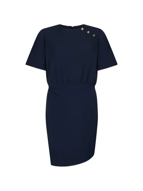 LIU JO short dress with golden buttons Blue CA6136T1820