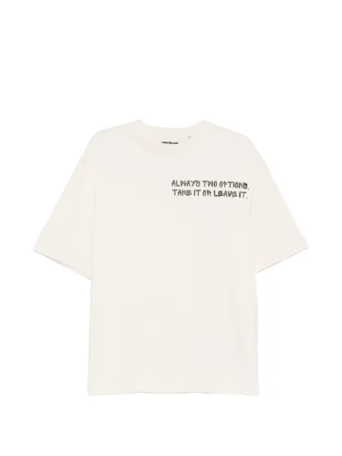 GEORGE. cotton T-shirt Neutrals VIPERG1TSHVY008