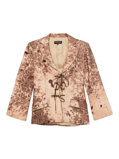 Roberto Cavalli Vintage 2000s animal-print jacket Neutrals RC600AYJ