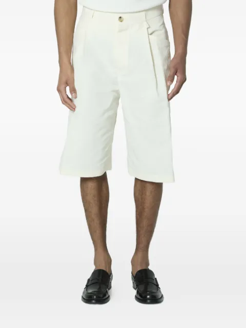 Willy Chavarria Chilango wide-leg shorts Neutrals WCBTM0073