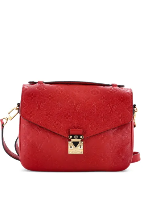 Louis Vuitton Pre-Owned Pochette Metis Monogram Empreinte Leather crossbody bag Red ZX7B5NYB5D29NUGB