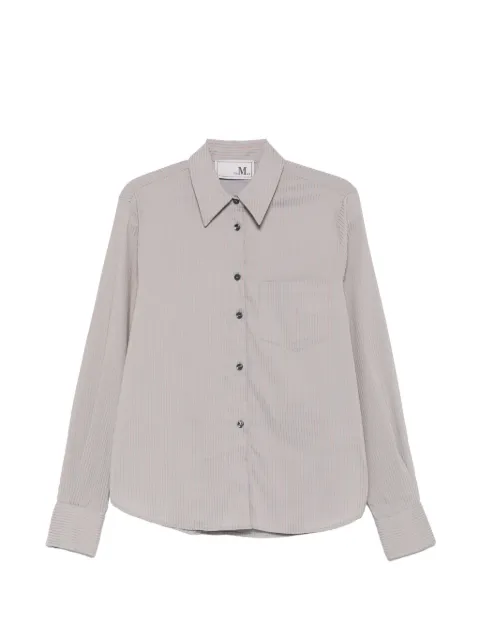 the M.. striped button-down shirt Blue OMAR102R