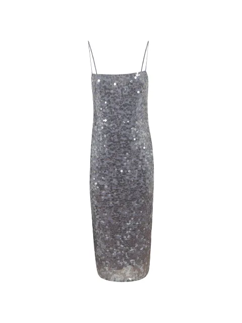 Lauren Ralph Lauren sequin-embellished spaghetti-strap dress Blue 253P08697001