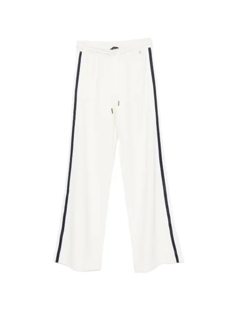 TWINSET side-stripe track pants White 261AP2143