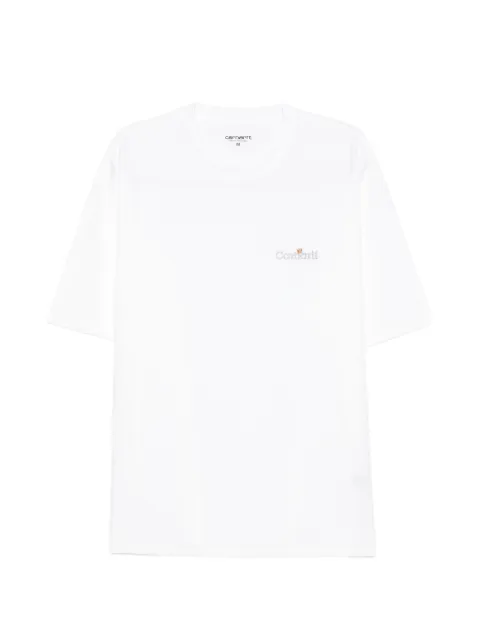 Carhartt WIP logo-embroidered T-shirt White I036180
