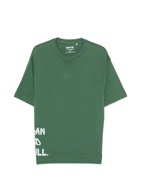 GEORGE. graphic-print T-shirt Green OUTLAWG1TSHVY006