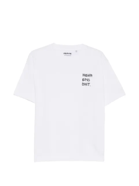 GEORGE. logo-print T-shirt White BLAZEG1TSHVY00