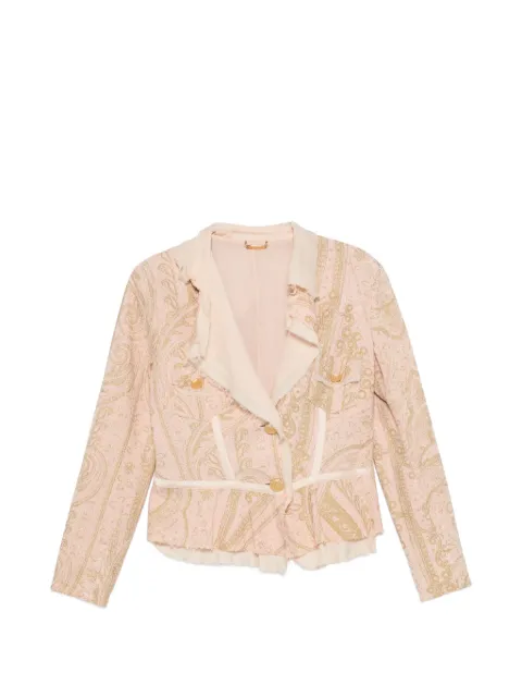 Roberto Cavalli Vintage 2000s paisley-print jacket Pink RC490AYK