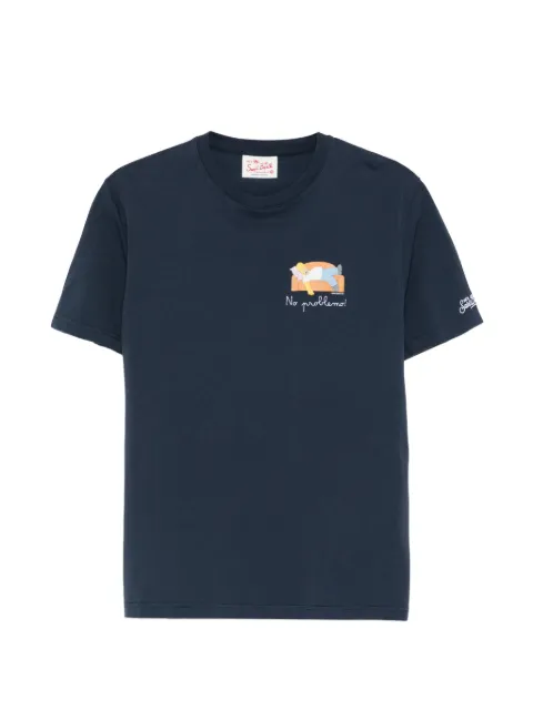 MC2 Saint Barth Portofino graphic-print T-shirt Blue POT0001