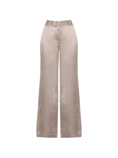 PANICALE satin-finish wide-leg trousers Neutrals D381310PA38D06B0630