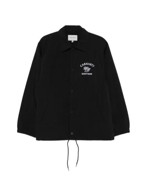 Carhartt WIP logo-print jacket Black I036134