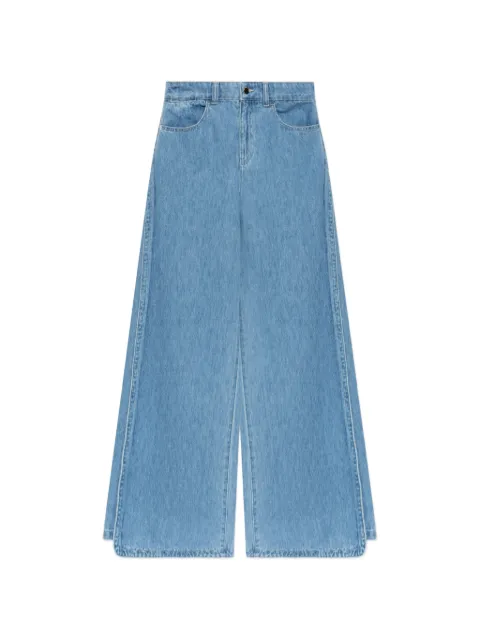 Emporio Armani side-slit wide-leg jeans Blue EW003502AF21091