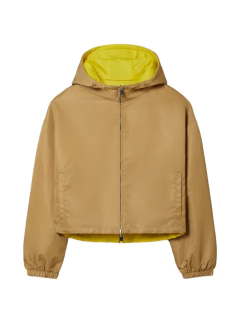 Tory Burch reversible cropped nylon jacket Green 183208