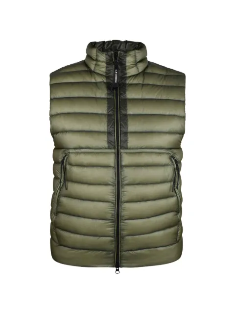 C.P. Company quilted-ripstop gilet Green 19CMVE703A110416A