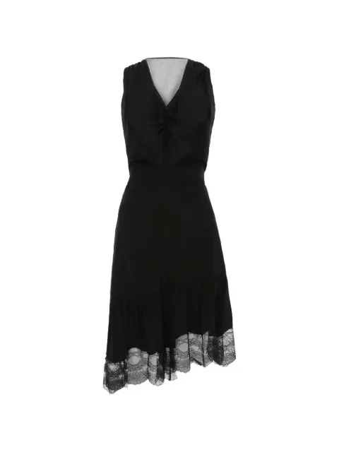 Victoria Beckham lace-trim mini dress Black 1226WDR007281A