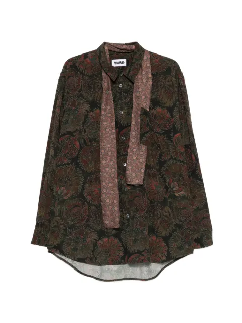 Magliano Liquid Penna long-sleeve shirt Green MGSS26SR02290