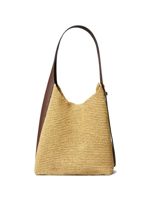 Tory Burch Romy woven shoulder bag Neutrals 178673