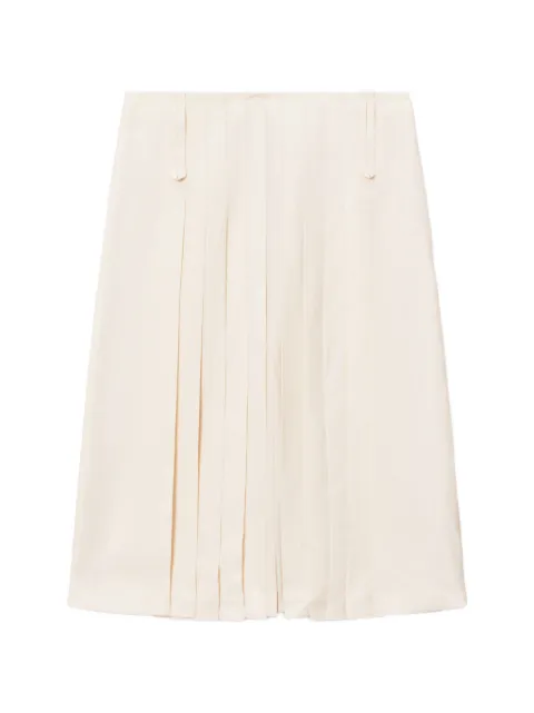 Tory Burch pleated skirt Neutrals 186264