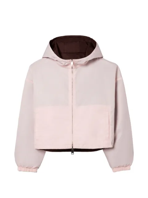 Tory Burch reversible cropped nylon jacket Pink 183208