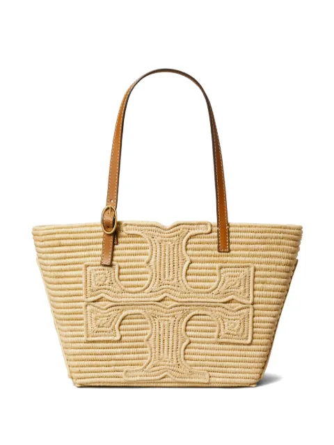 Tory Burch x Doum small Ella raffia tote Neutrals 183825