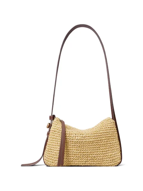 Tory Burch small Romy woven shoulder bag Neutrals 178711