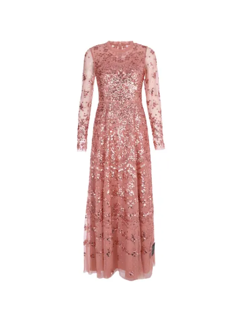 Needle & Thread Freya sequin-embellished gown Pink DGLS07RHS26MIR