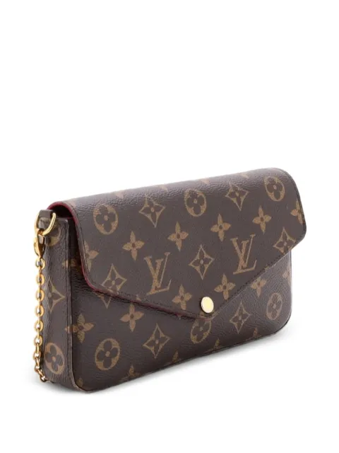 Louis Vuitton Pre-Owned Felicie Pochette Monogram Canvas crossbody bag Brown Q7ZB8EV3UL7H20VI