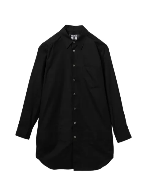 Black Comme Des Garçons cotton shirt Black 1QB009