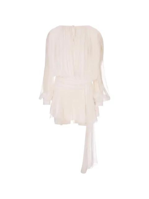 Giuseppe Di Morabito draped-detail mini dress White 06SSDR72816500