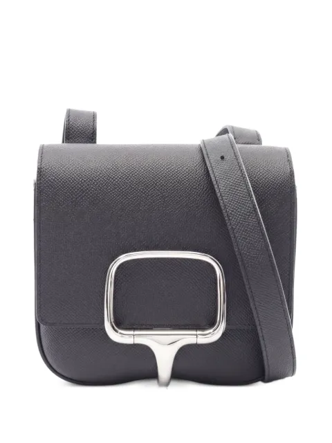 Hermès Pre-Owned 2025 mini Della Cavalleria leather crossbody bag Black 1061726K
