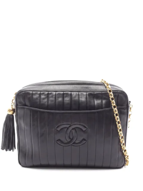 CHANEL Pre-Owned 1994-1996 Mademoiselle cross body bag Black 10617313408271
