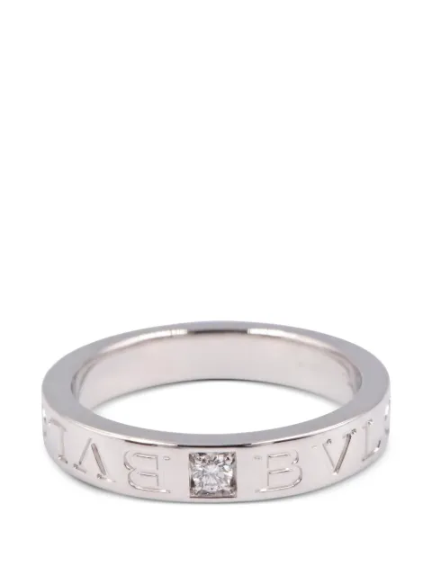 Bvlgari Pre-Owned 2010s B-zero1 diamond ring Silver 1061243