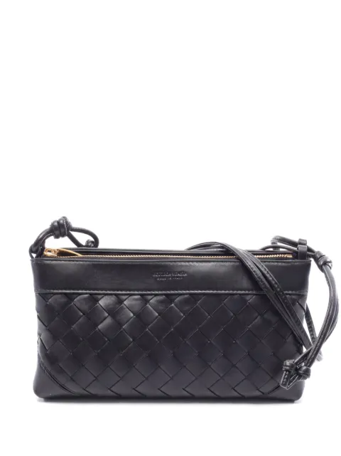 Bottega Veneta Pre-Owned 2020s Andiamo debossed-logo shoulder bag Black 1061422