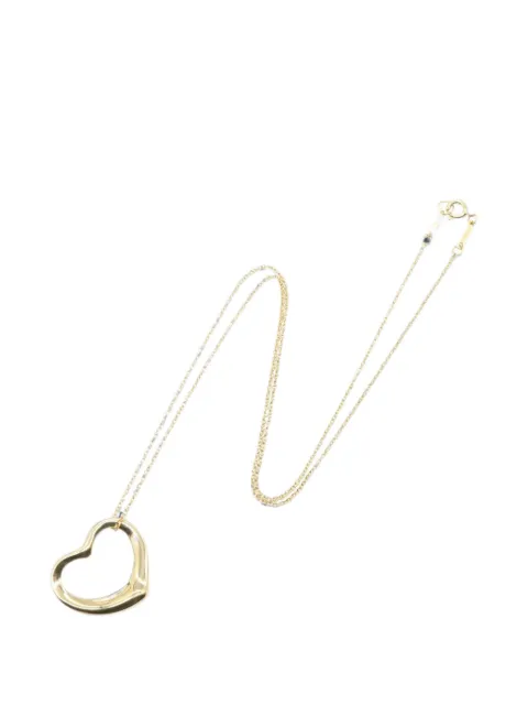 Tiffany & Co. Pre-Owned 2010s Open Heart necklace Gold 1061456