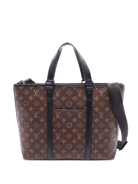 Louis Vuitton Pre-Owned 2010s Monogram Macassar Weekend Tote PM tote bag Brown 1061272