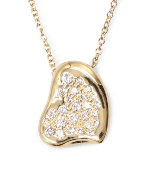 Tiffany & Co. Pre-Owned 2010s Full Heart diamond necklace Gold 1061689