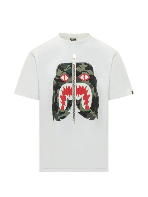 A BATHING APE® graphic-print T-shirt White 001TEM301016M